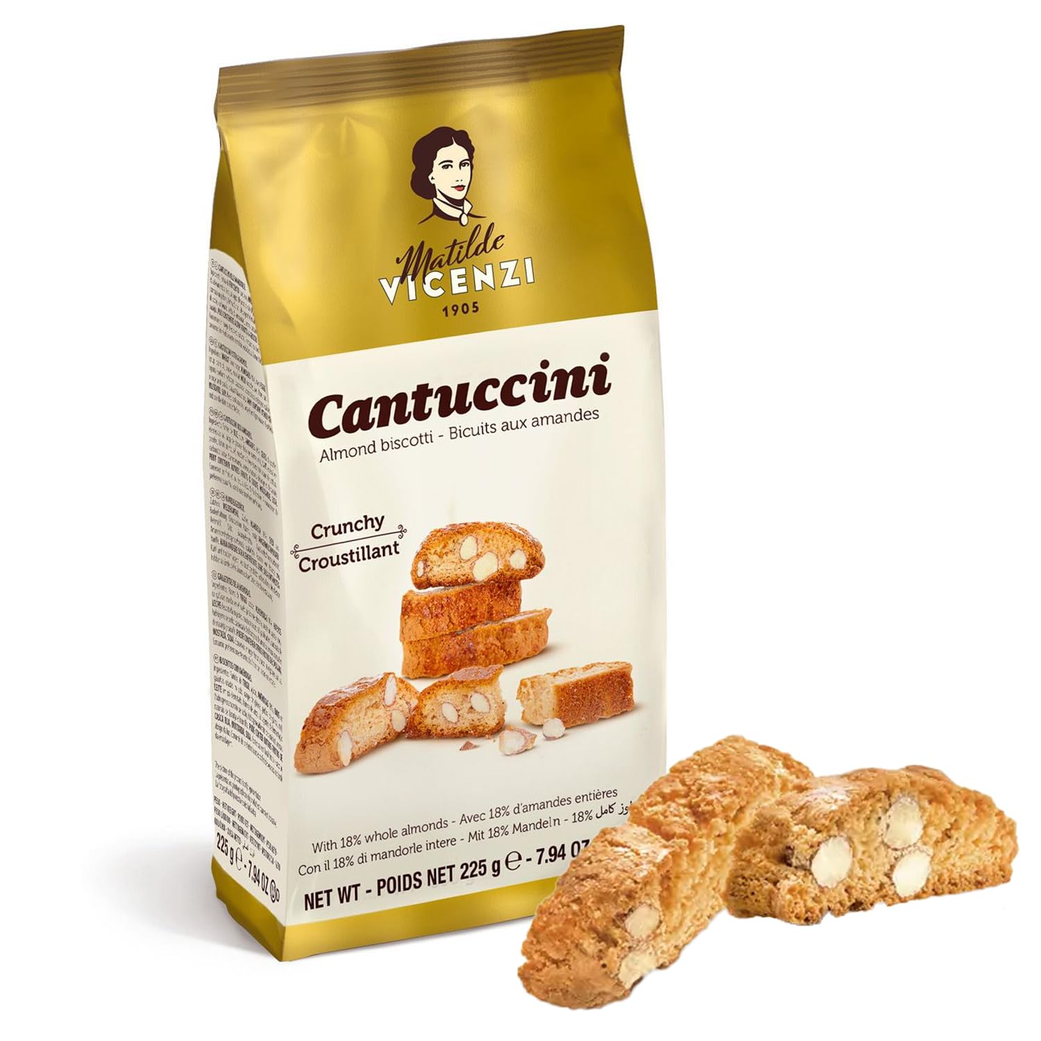 Amazon.com: Vicenzi Cantuccini Biscotti, 7.93-Ounce Bags : Grocery